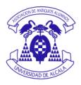 Logo de la Asociación de Antiguos Alumnos de la UAH